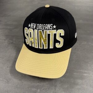 New Orleans Saints‎ Hat New Era Cap Large XL 39Thirty Stretch Flex Fitted Script